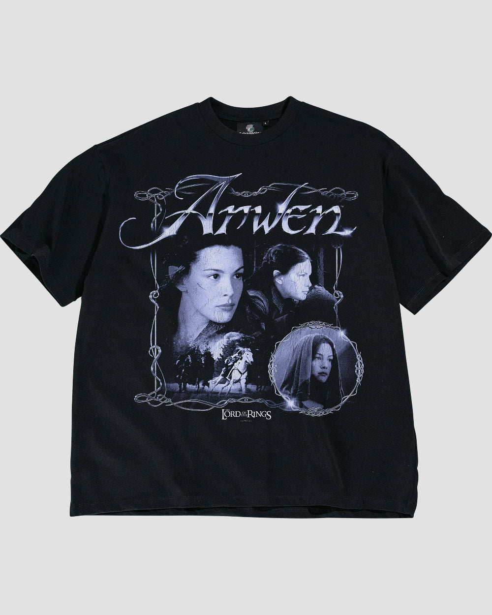 Arwen Oversized Graphic Tee - Lord of the Rings Official Collab, 100% Combed Cotton, Unisex