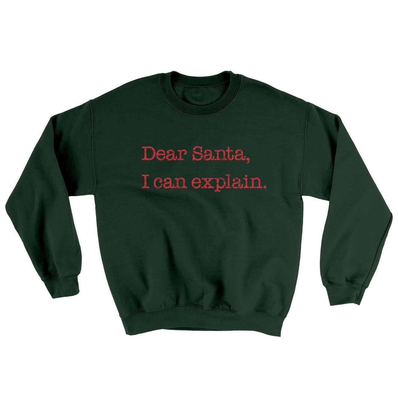 Dear Santa, I Can Explain Ugly Sweater