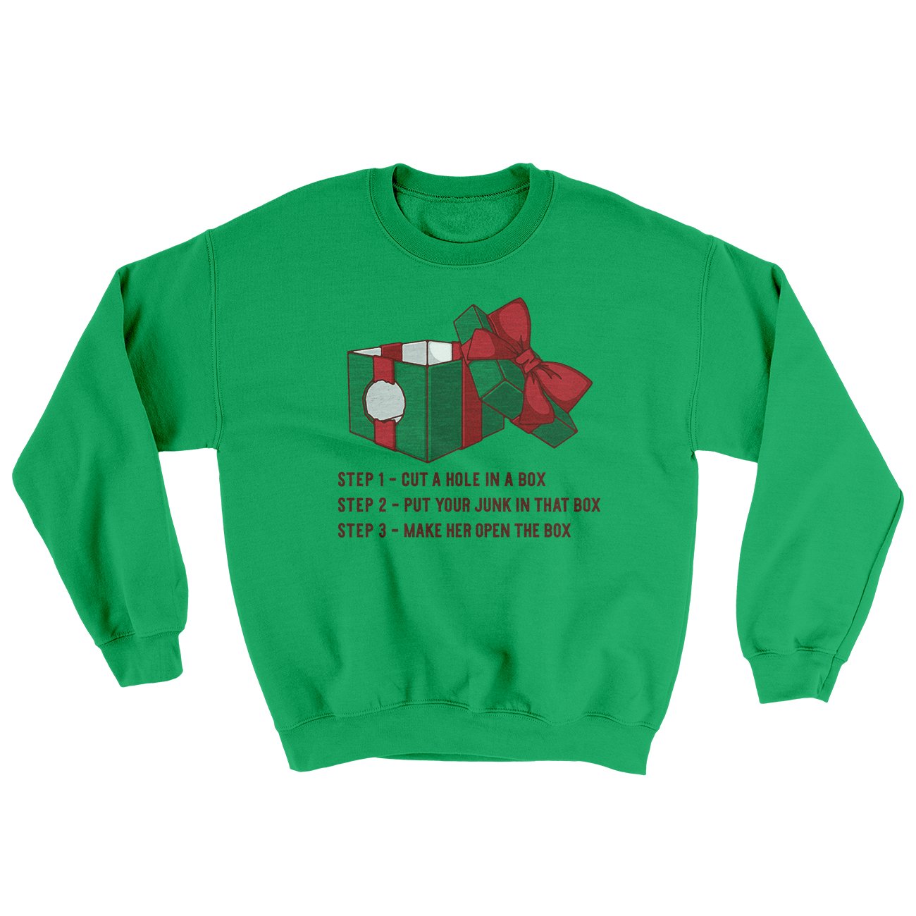 Dick In A Box Ugly Sweater