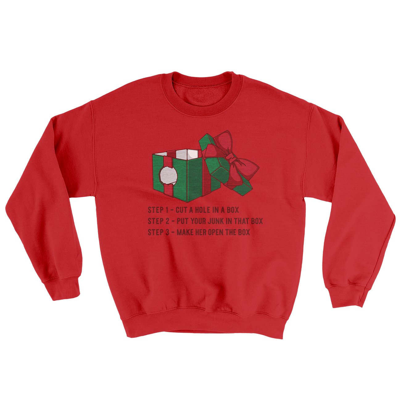 Dick In A Box Ugly Sweater