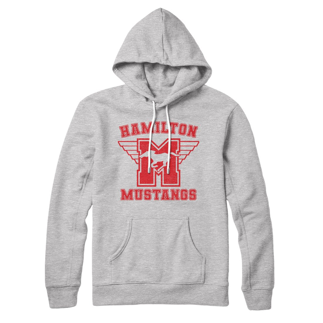 Hamilton Mustangs Pullover Hoodie Unisex Cotton Polyester Loose Fit