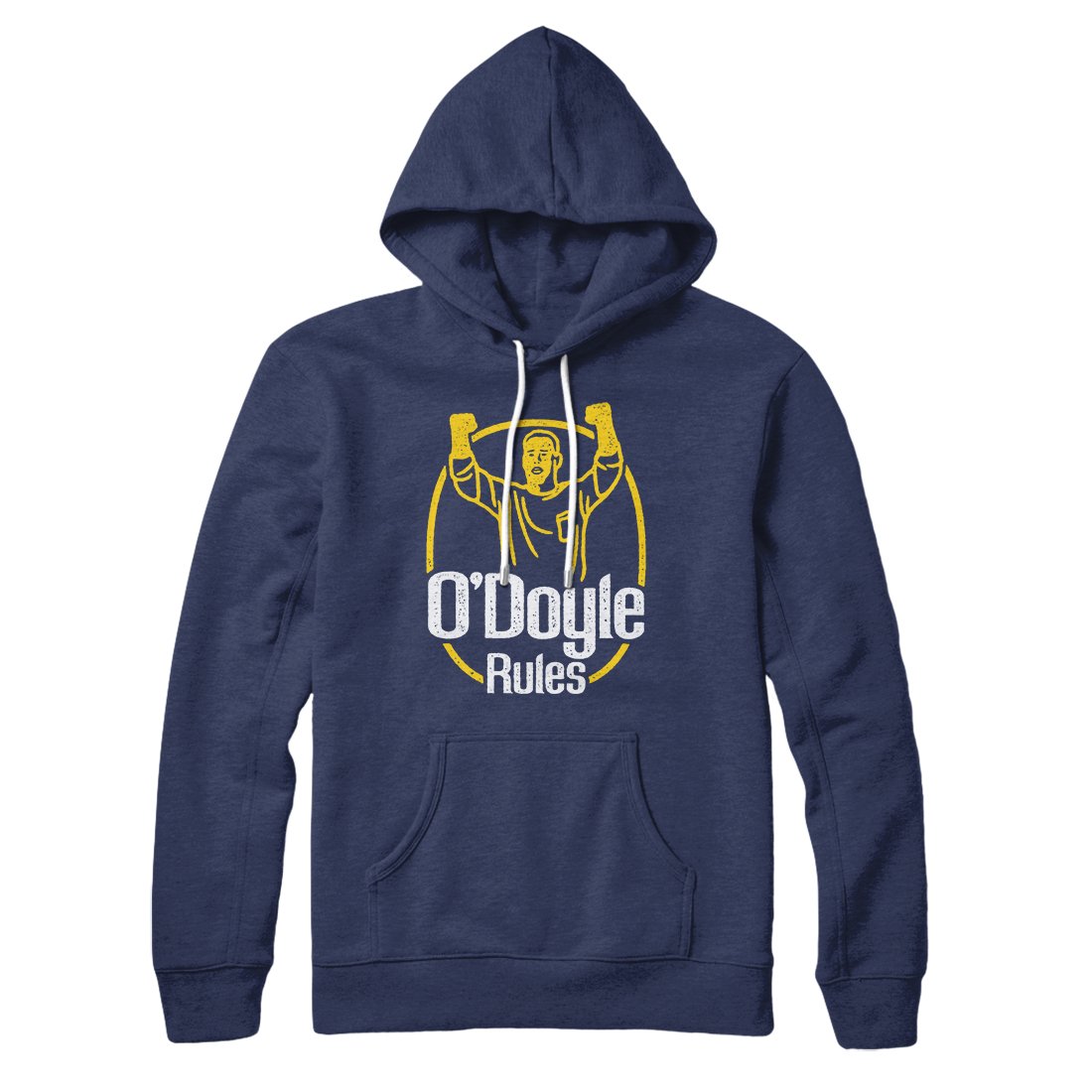 O'Doyle Rules Hoodie - Unisex Cotton Polyester Pullover with Hood and Kangaroo Pocket