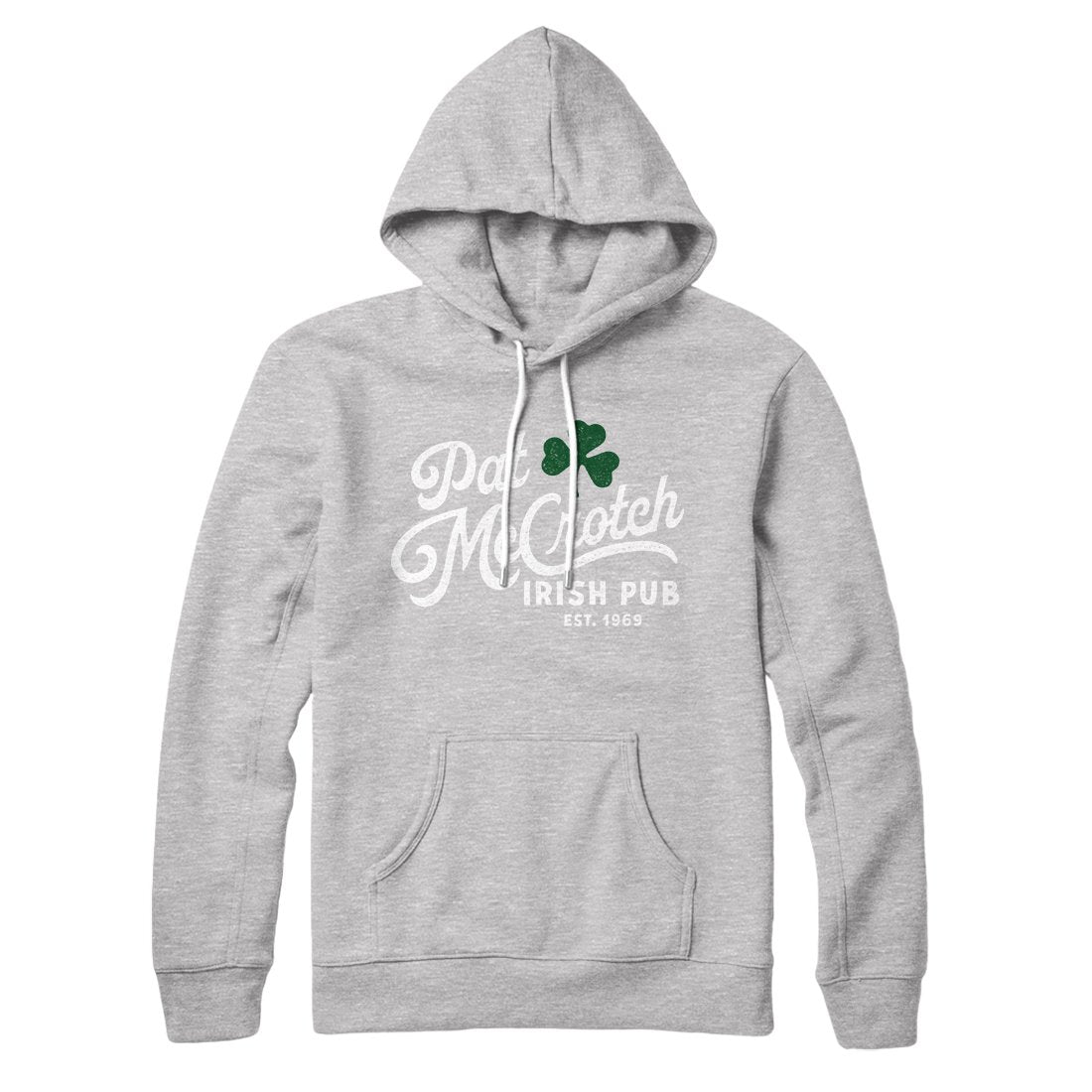 Pat McCrotch Irish Pub Hoodie - Unisex Cotton Polyester Pullover with Kangaroo Pocket