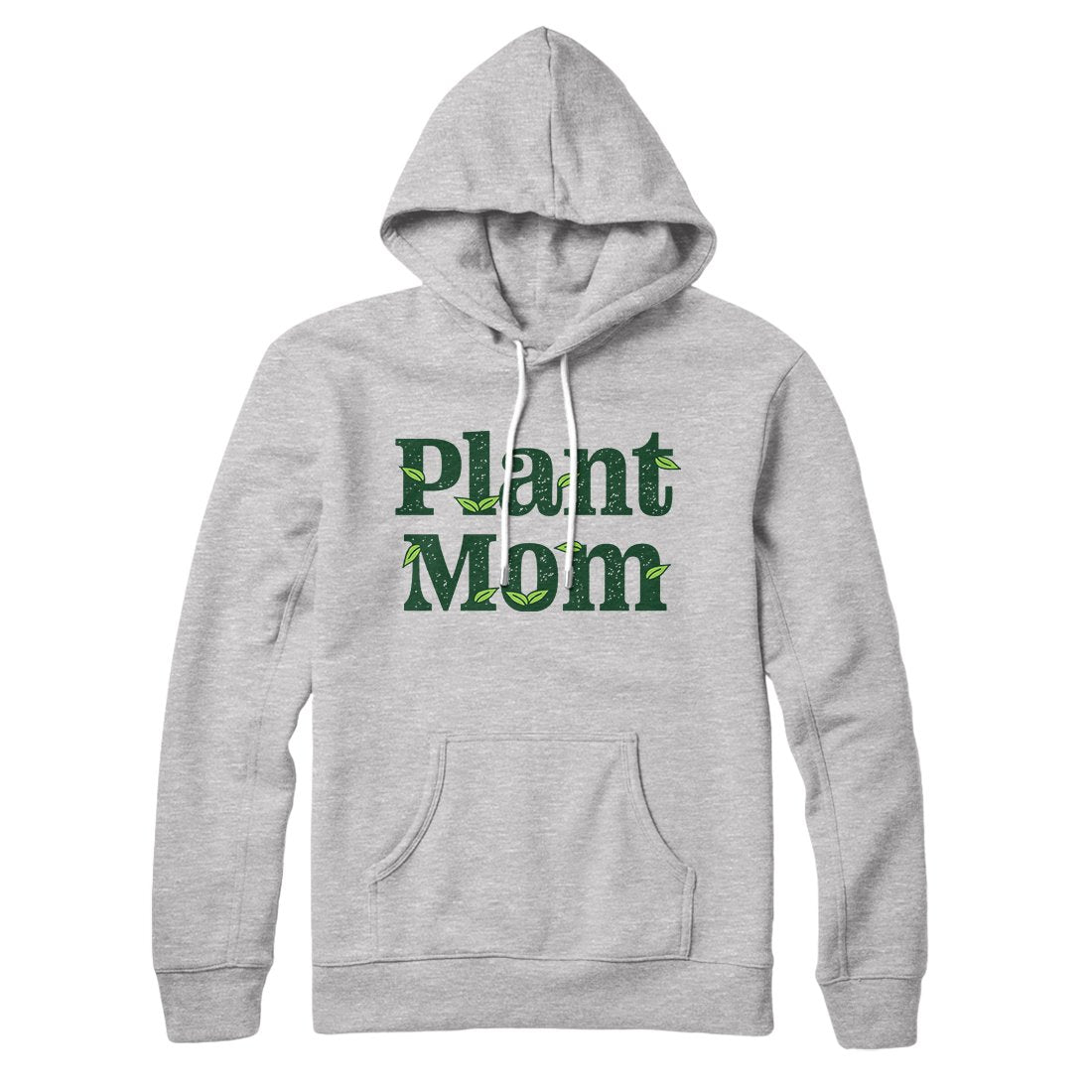Plant Mom Hoodie Unisex Pullover Cotton Polyester Loose Fit