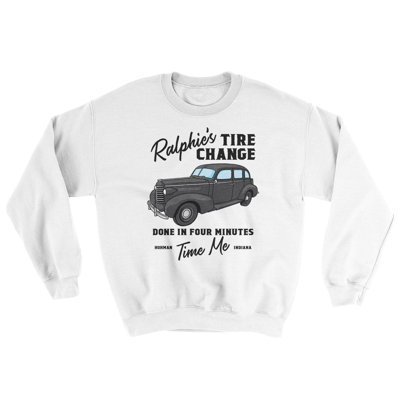 Ralphie's Tire Change Ugly Sweater