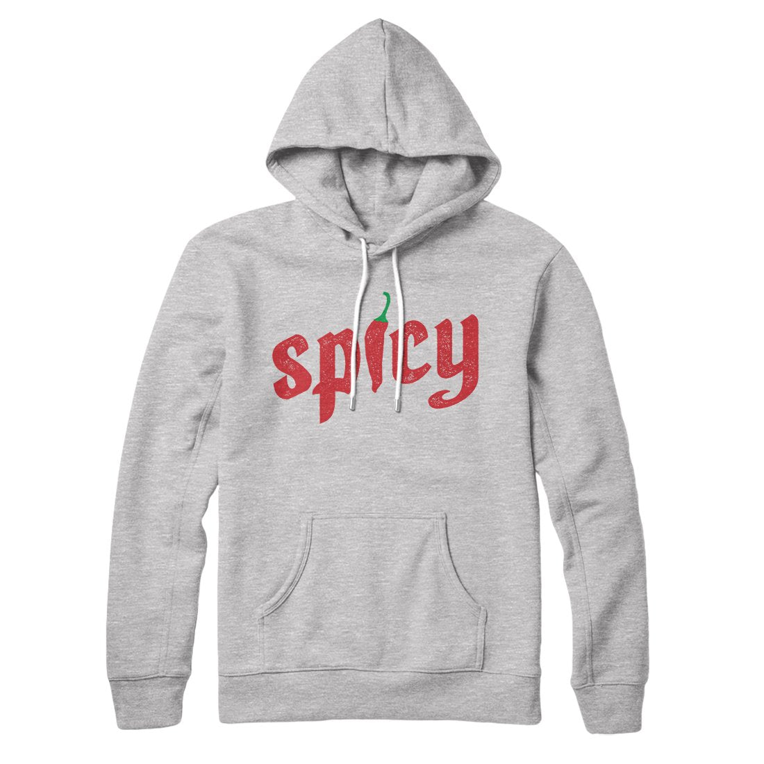 Spicy Hoodie Unisex Pullover Cotton Polyester Loose Fit Hood with Kangaroo Pocket