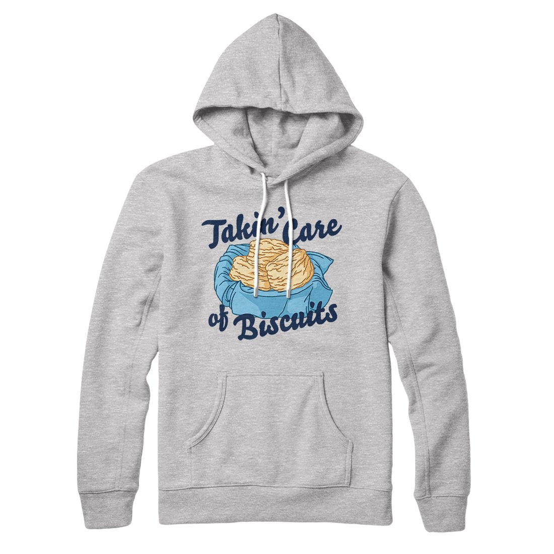 Taking Care of Biscuits Hoodie Unisex Cotton Polyester Pullover with Hood and Kangaroo Pocket