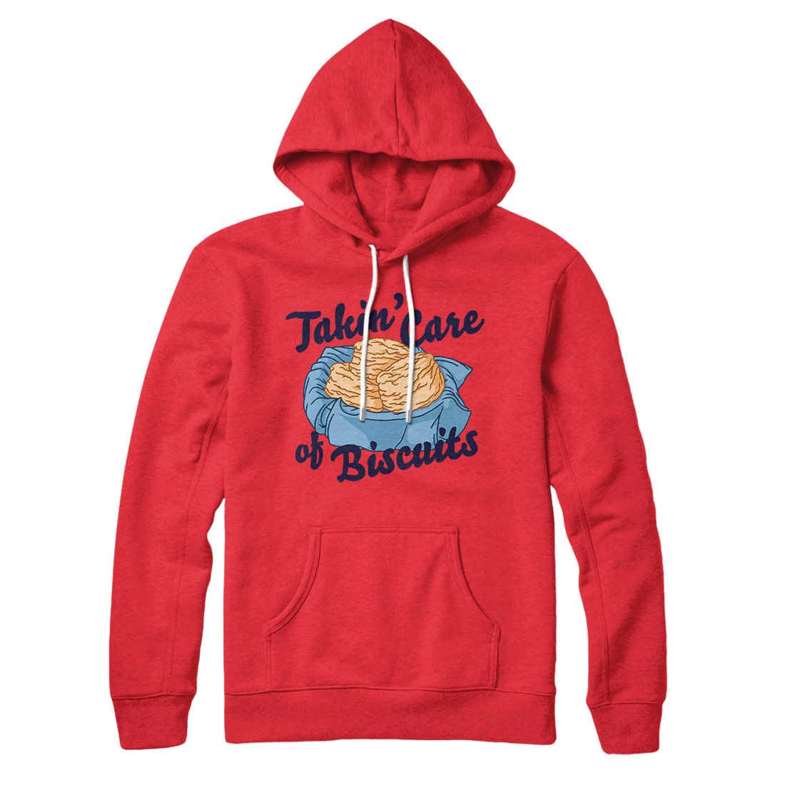 Taking Care of Biscuits Hoodie Unisex Cotton Polyester Pullover with Hood and Kangaroo Pocket