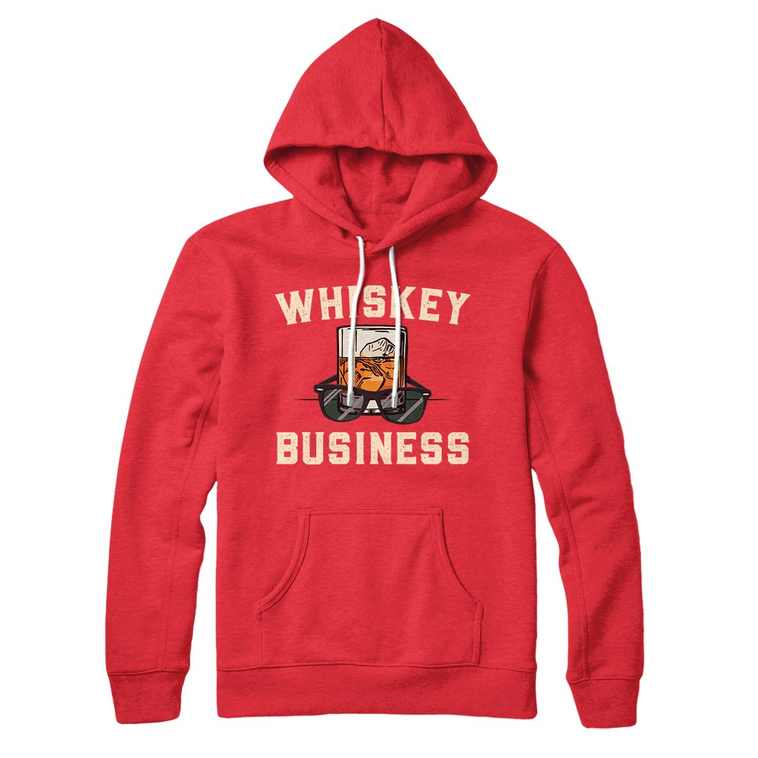 Whiskey Business Hoodie - Unisex Cotton Polyester Pullover with Hood and Kangaroo Pocket